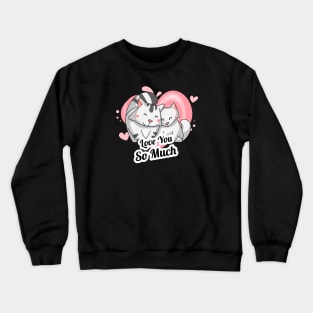 Cats in Love Crewneck Sweatshirt